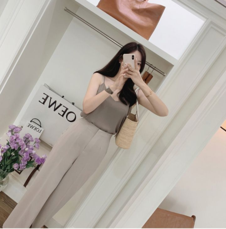 DORI直郵韓國代購女裝新品休閑時尚職業推薦人氣真品吊帶背心OURR吊帶/背心