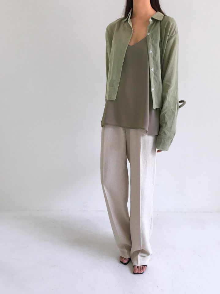 DORI直郵韓國代購女裝新品休閑時尚職業推薦人氣真品吊帶背心OURR吊帶/背心