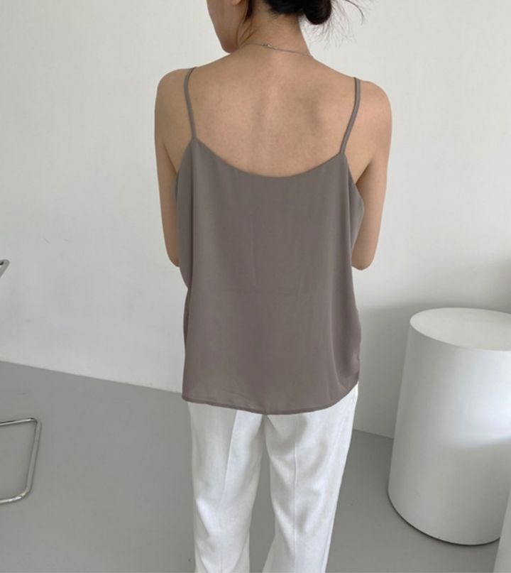 DORI直郵韓國代購女裝新品休閑時尚職業推薦人氣真品吊帶背心OURR吊帶/背心