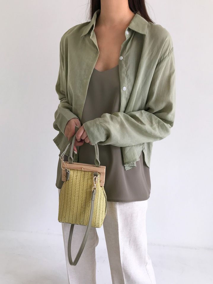 DORI直郵韓國代購女裝新品休閑時尚職業推薦人氣真品吊帶背心OURR吊帶/背心