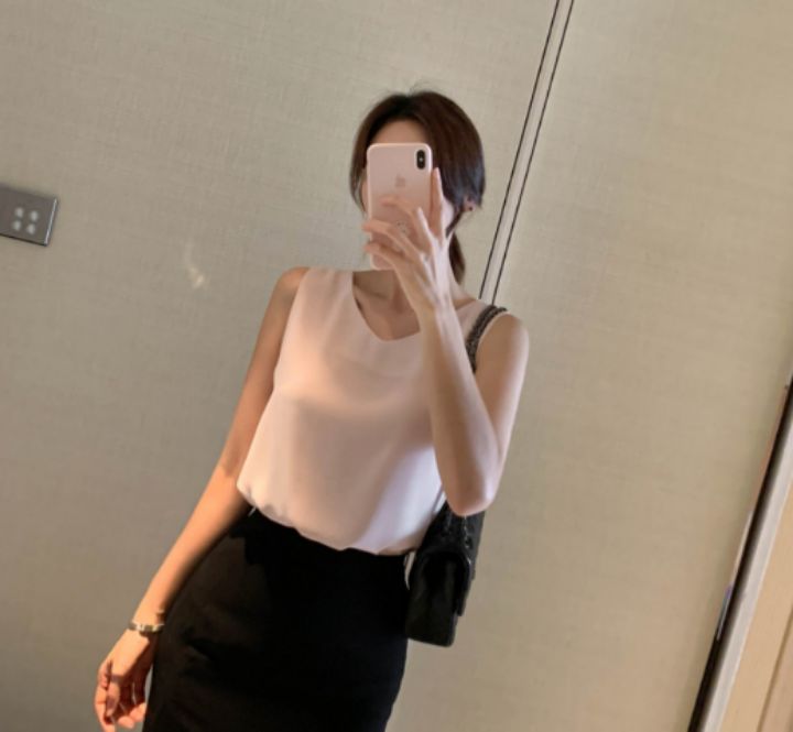 DORI韓國直郵東大門代購女裝新款時尚人氣推薦休閑吊帶背心OURR吊帶/背心