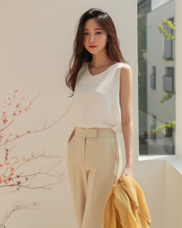 DORI韓國直郵東大門代購女裝新款時尚人氣推薦休閑吊帶背心OURR吊帶/背心