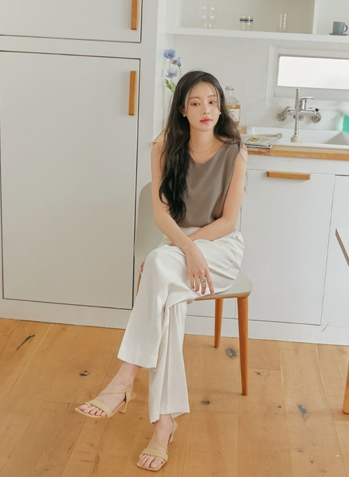 DORI韓國直郵東大門代購女裝新款時尚人氣推薦休閑吊帶背心OURR吊帶/背心