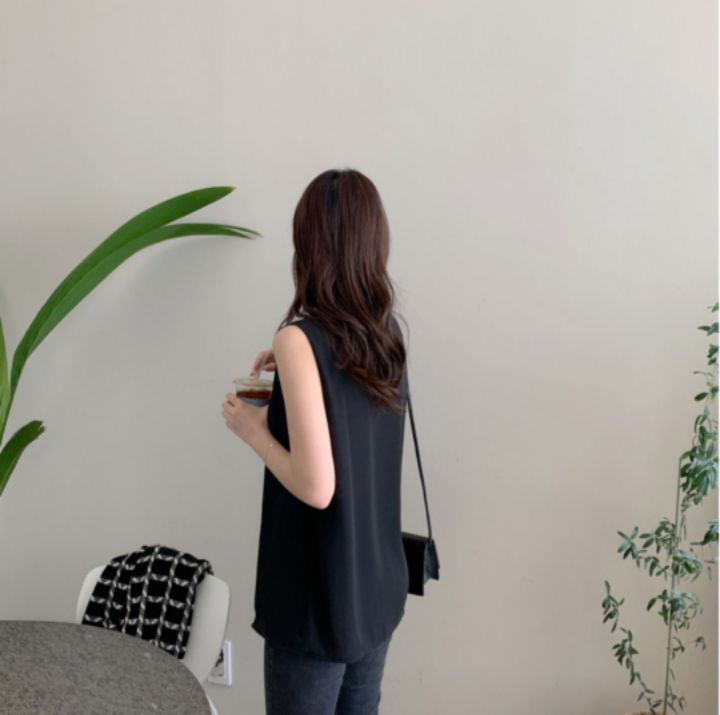 DORI韓國直郵東大門代購女裝新款時尚人氣推薦休閑吊帶背心OURR吊帶/背心