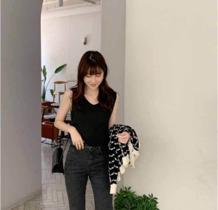 DORI韓國直郵東大門代購女裝新款時尚人氣推薦休閑吊帶背心OURR吊帶/背心