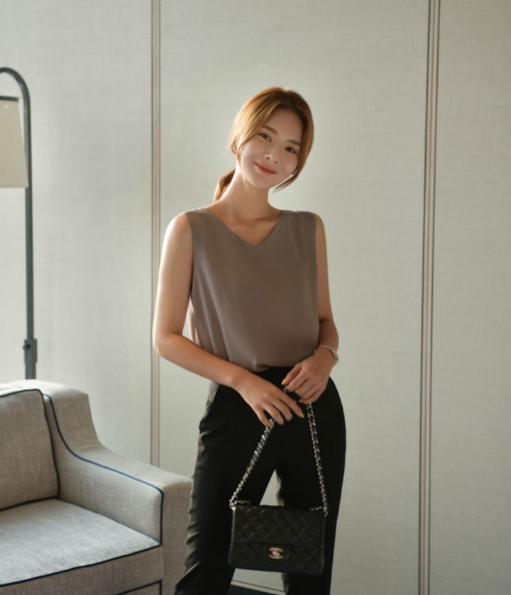 DORI韓國直郵東大門代購女裝新款時尚人氣推薦休閑吊帶背心OURR吊帶/背心