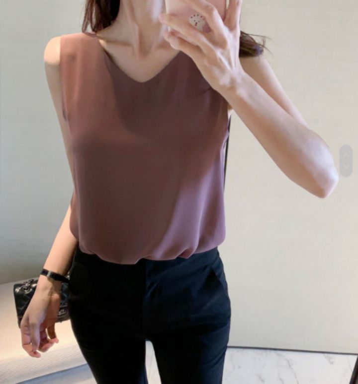 DORI韓國直郵東大門代購女裝新款時尚人氣推薦休閑吊帶背心OURR吊帶/背心