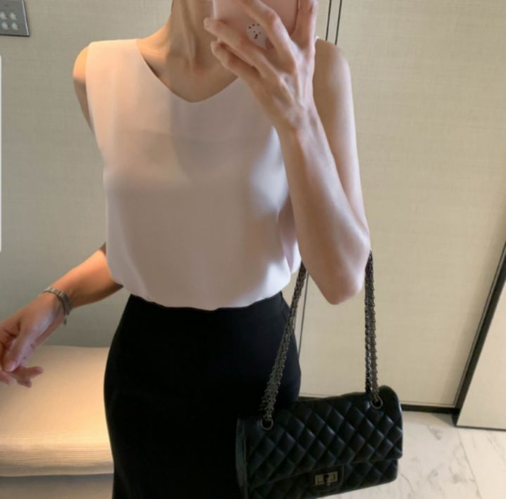 DORI韓國直郵東大門代購女裝新款時尚人氣推薦休閑吊帶背心OURR吊帶/背心