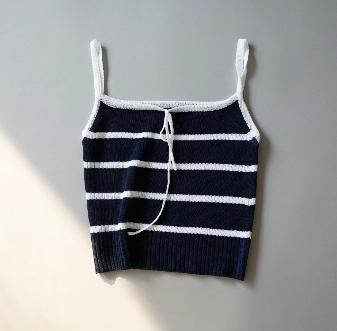 KNITPIA-니트피아-T韓國直郵東大門實拍女裝新款真品吊帶背心KNITPIA-니트피아-T吊帶/背心圖色2