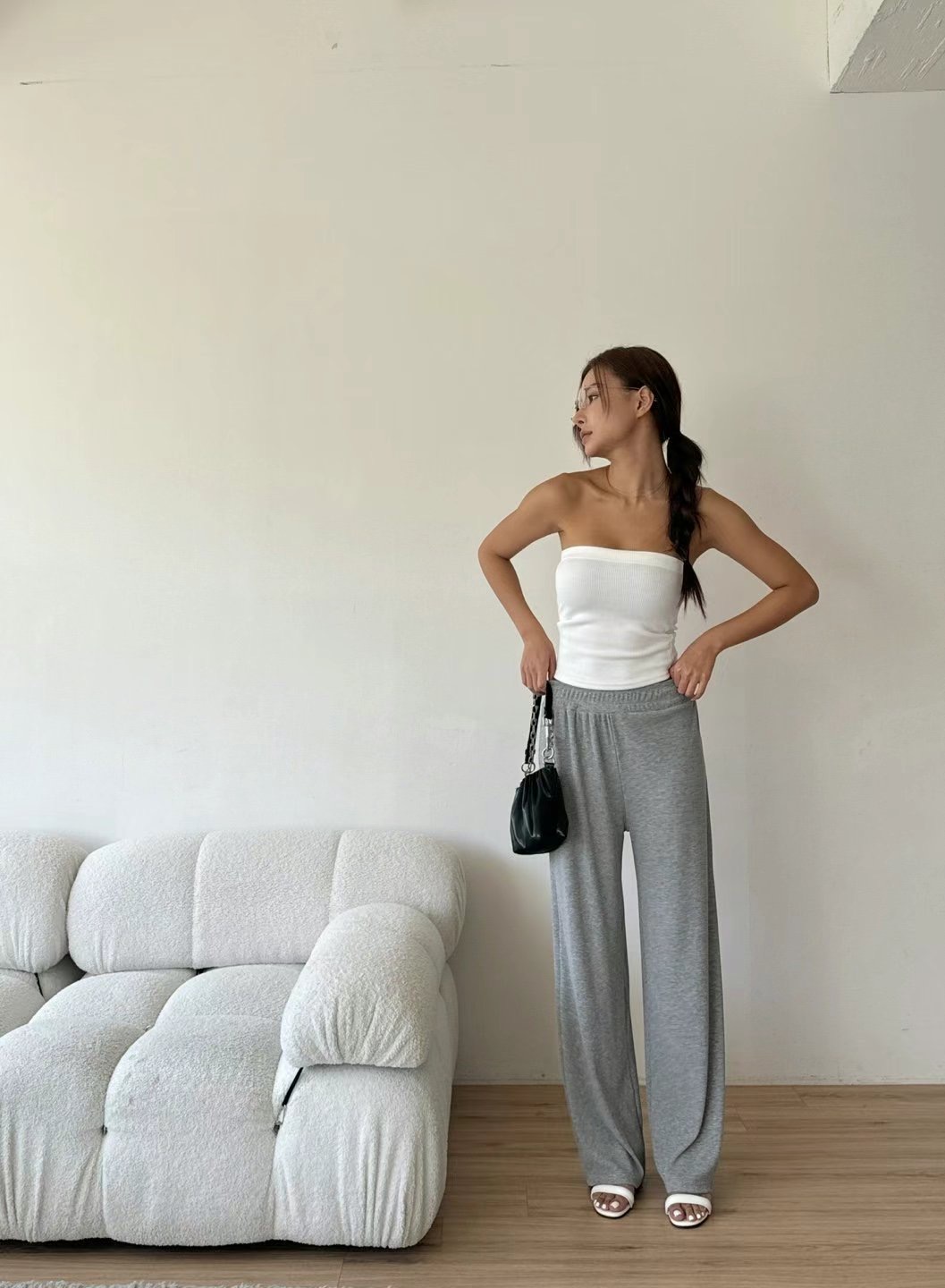 KEUNII直郵韓國代購女裝新款人氣24春夏推薦休閑真品休閑褲KEUNII休閑褲