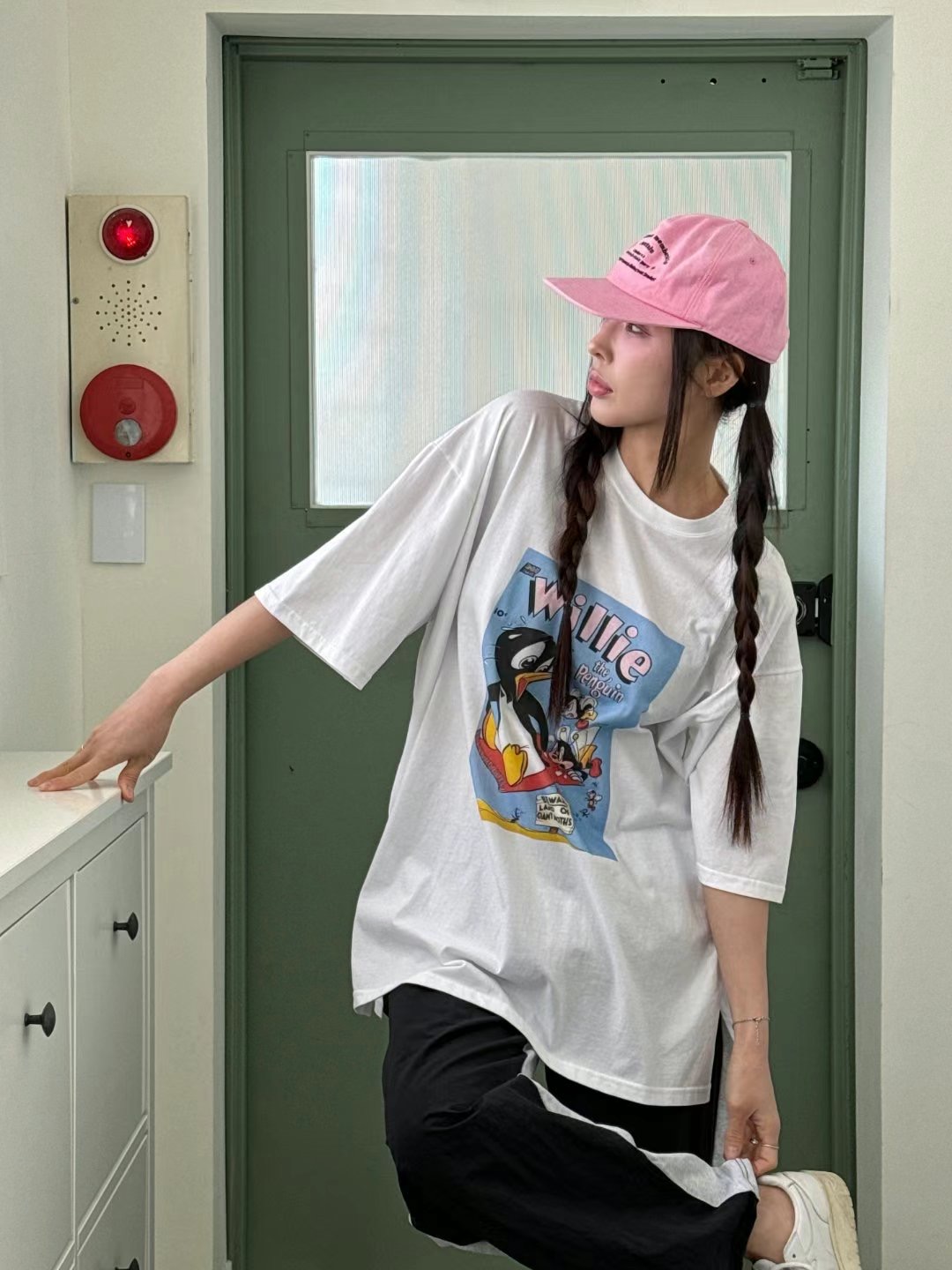 LOSTILE直郵韓國代購女裝新品熱賣24春夏休閑時尚推薦T恤THE ZOAT恤