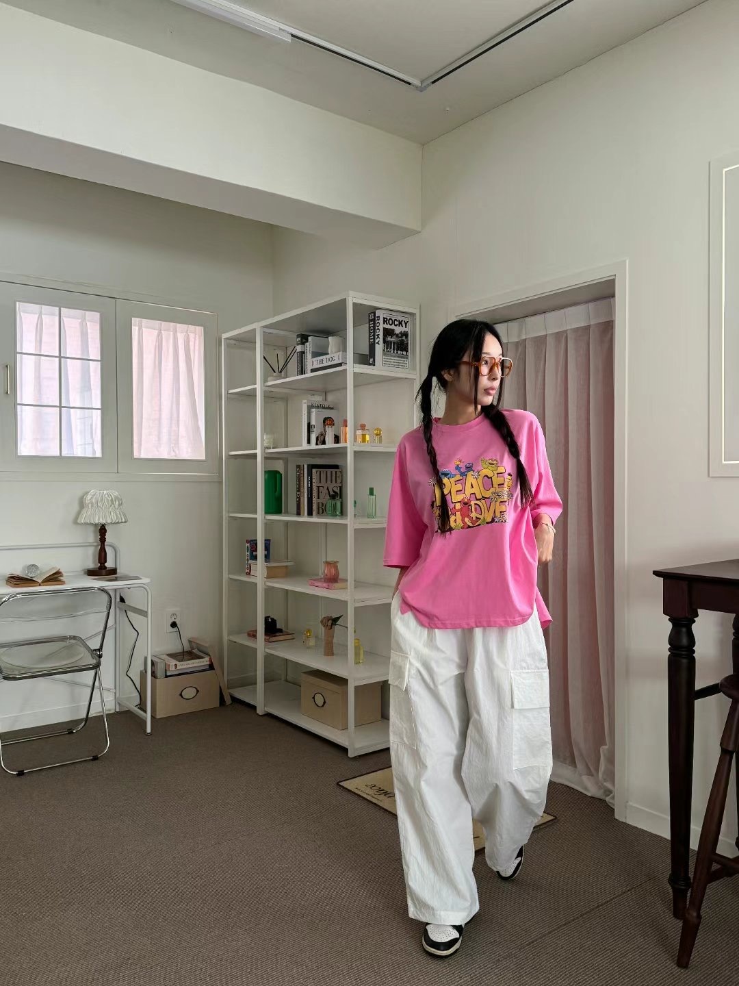 LOSTILE直郵韓國代購女裝新款推薦時尚休閑真品人氣24春夏T恤THE ZOAT恤