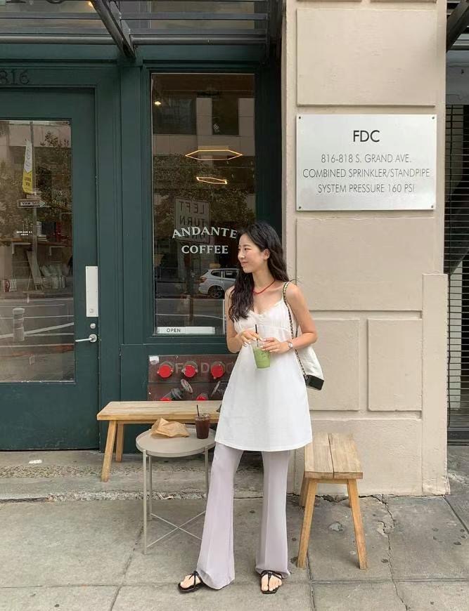 MAGASIN-OT韓國直郵東大門實拍女裝新款24春夏連衣裙亞麻MAGASIN-OT連衣裙