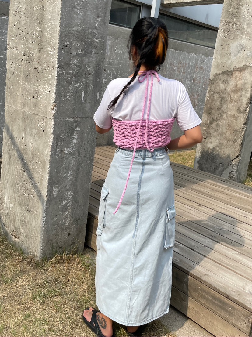 PAIRING韓國直郵女裝新品熱賣24春夏時尚休閑真品吊帶背心PAIRING吊帶/背心