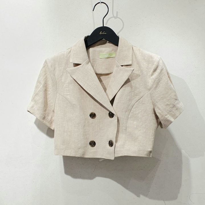 WON韓國直郵東大門實拍女裝新品職業推薦人氣休閑真品熱賣夾克WON夾克圖色2