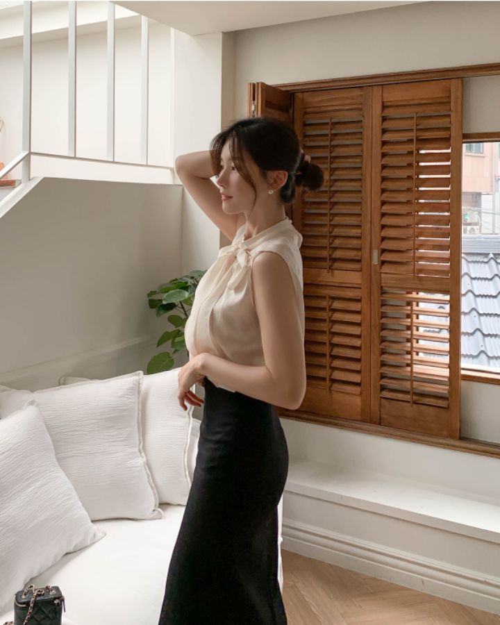 DORI韓國直郵女裝新品人氣休閑職業熱賣真品時尚襯衫蕾絲衫OURR襯衫/蕾絲衫