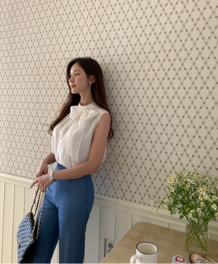 DORI韓國直郵女裝新品人氣休閑職業熱賣真品時尚襯衫蕾絲衫OURR襯衫/蕾絲衫