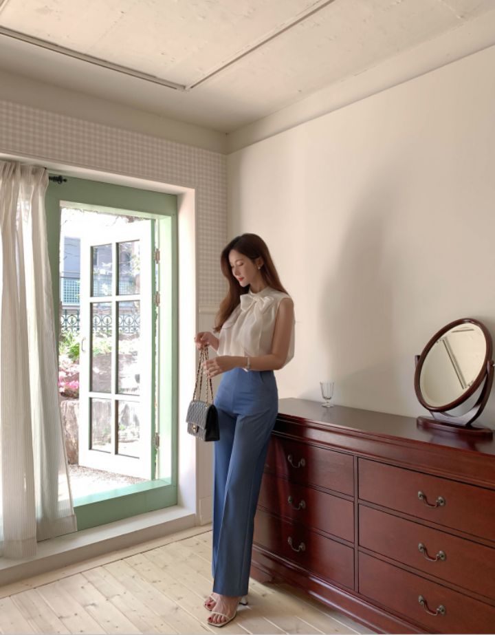 DORI韓國直郵女裝新品人氣休閑職業熱賣真品時尚襯衫蕾絲衫OURR襯衫/蕾絲衫