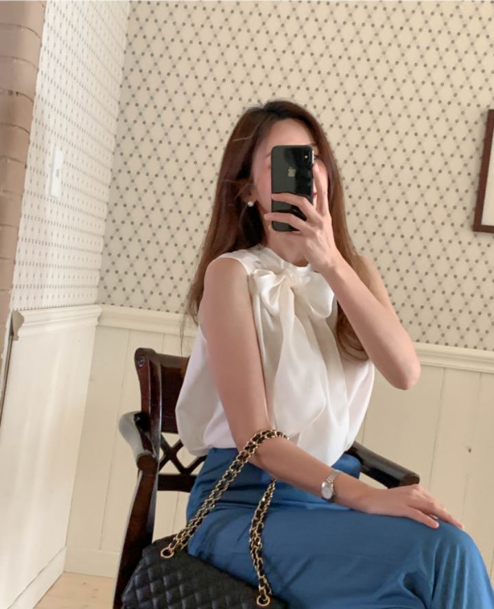 DORI韓國直郵女裝新品人氣休閑職業熱賣真品時尚襯衫蕾絲衫OURR襯衫/蕾絲衫