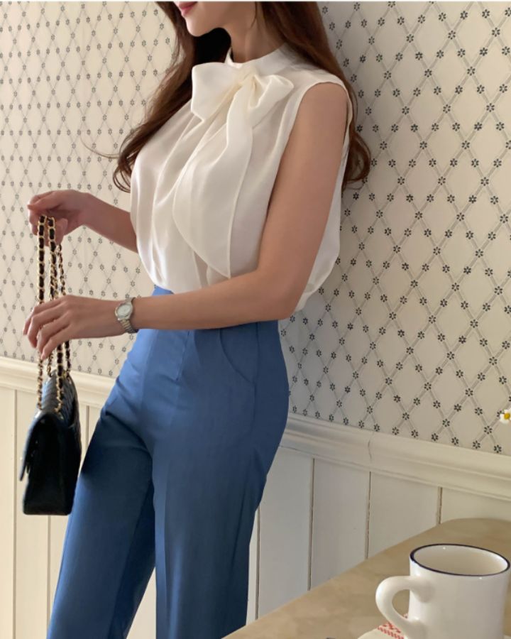 DORI韓國直郵女裝新品人氣休閑職業熱賣真品時尚襯衫蕾絲衫OURR襯衫/蕾絲衫