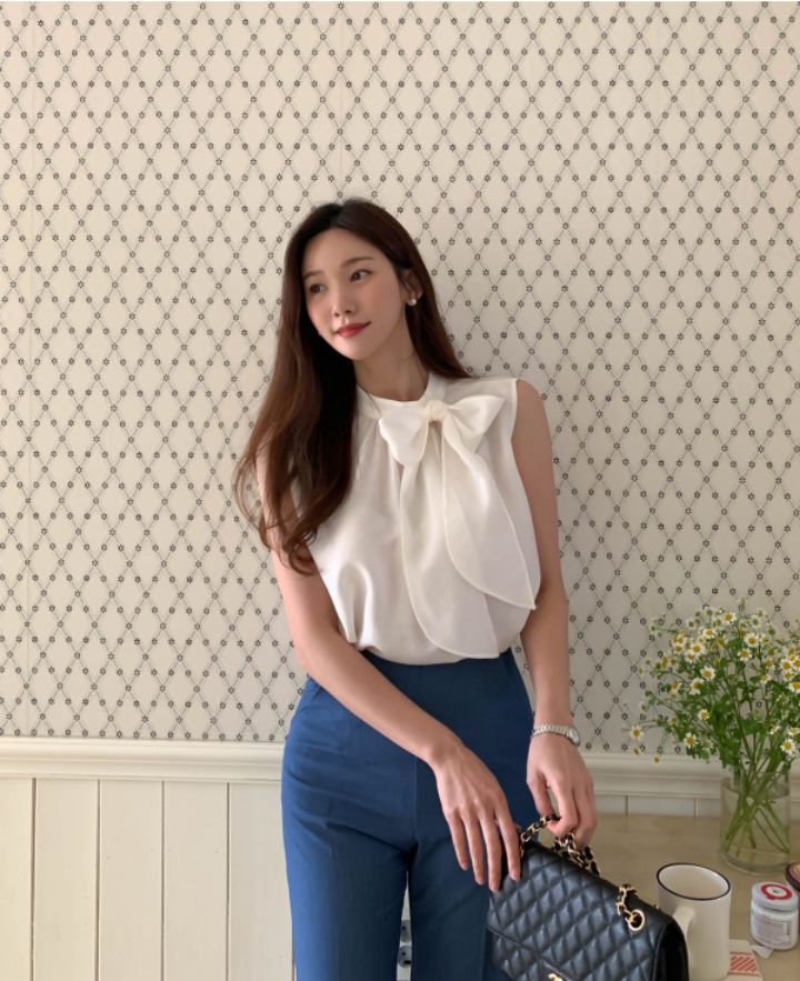 DORI韓國直郵女裝新品人氣休閑職業熱賣真品時尚襯衫蕾絲衫OURR襯衫/蕾絲衫