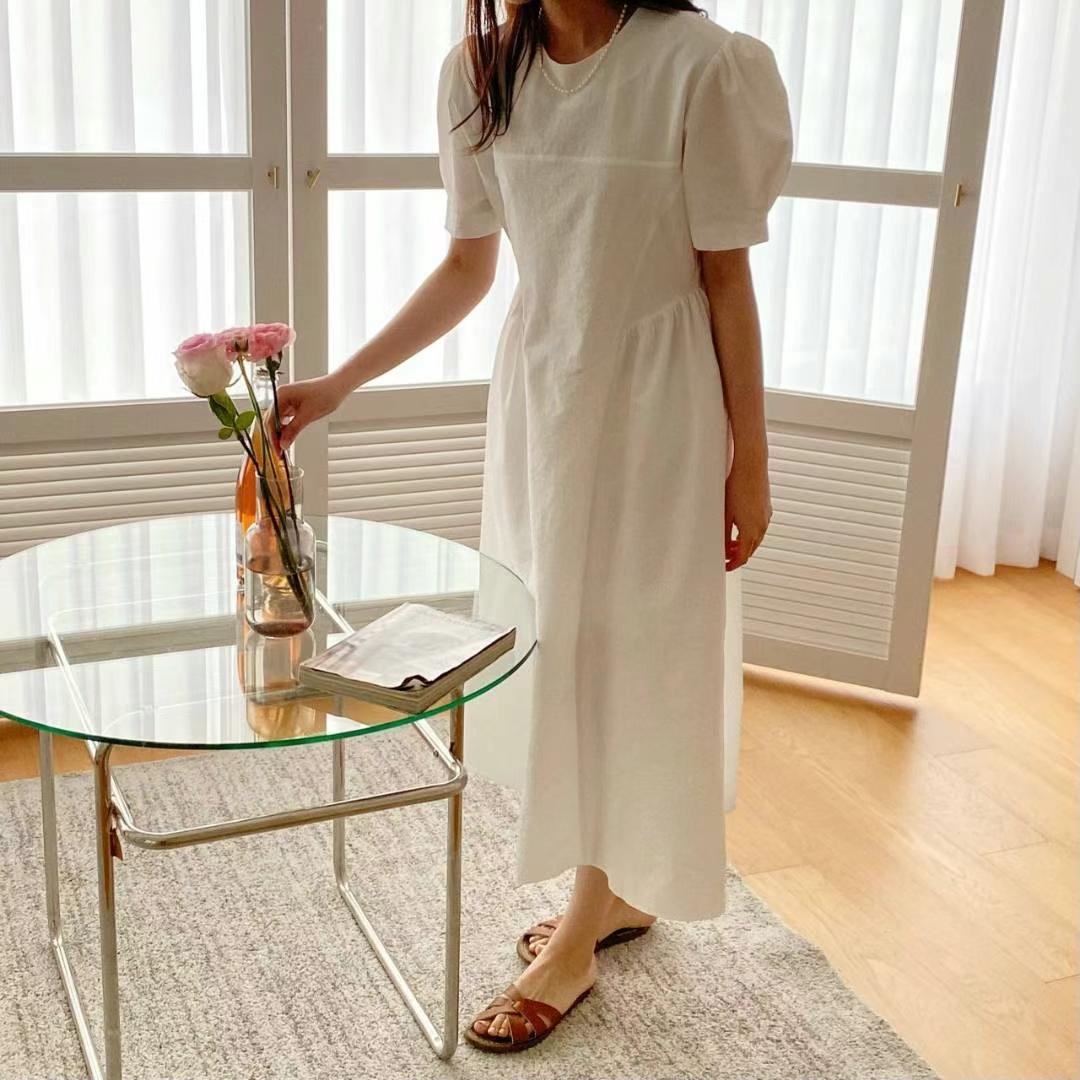 M.STORY韓國直郵女裝新款真品時尚人氣休閑24春夏連衣裙M.STORY連衣裙