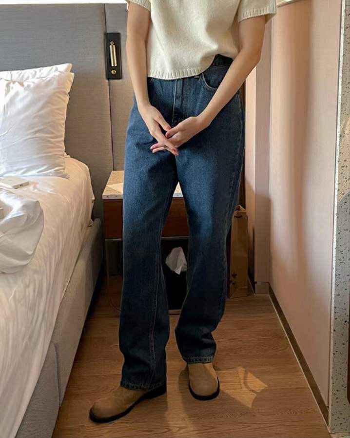 NOMATTER EDITION韓國直郵東大門代購女裝新款人氣牛仔褲牛仔布打折NOMATTER牛仔褲