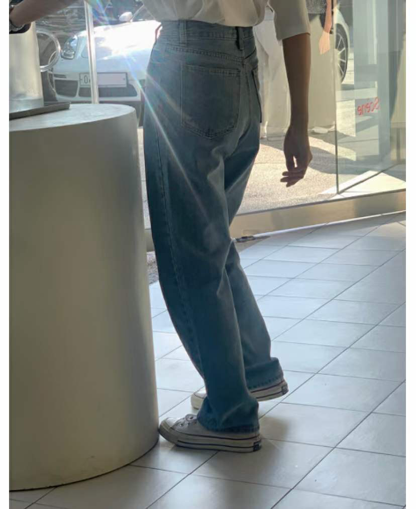 NOMATTER EDITION韓國直郵東大門代購女裝新款人氣牛仔褲牛仔布打折NOMATTER牛仔褲