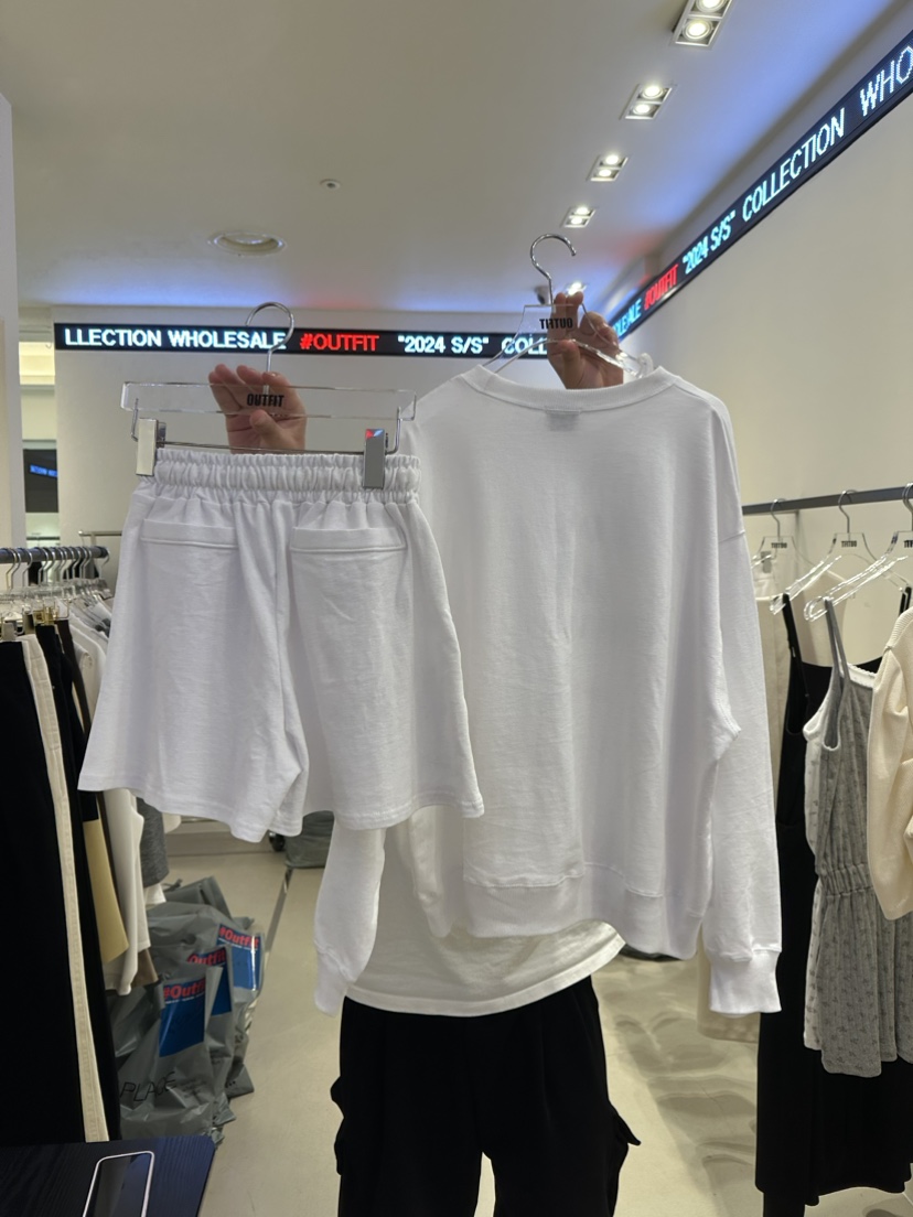OUTFIT韓國直郵東大門實拍女裝新款職業24春夏休閑推薦套裝OUTFIT套裝