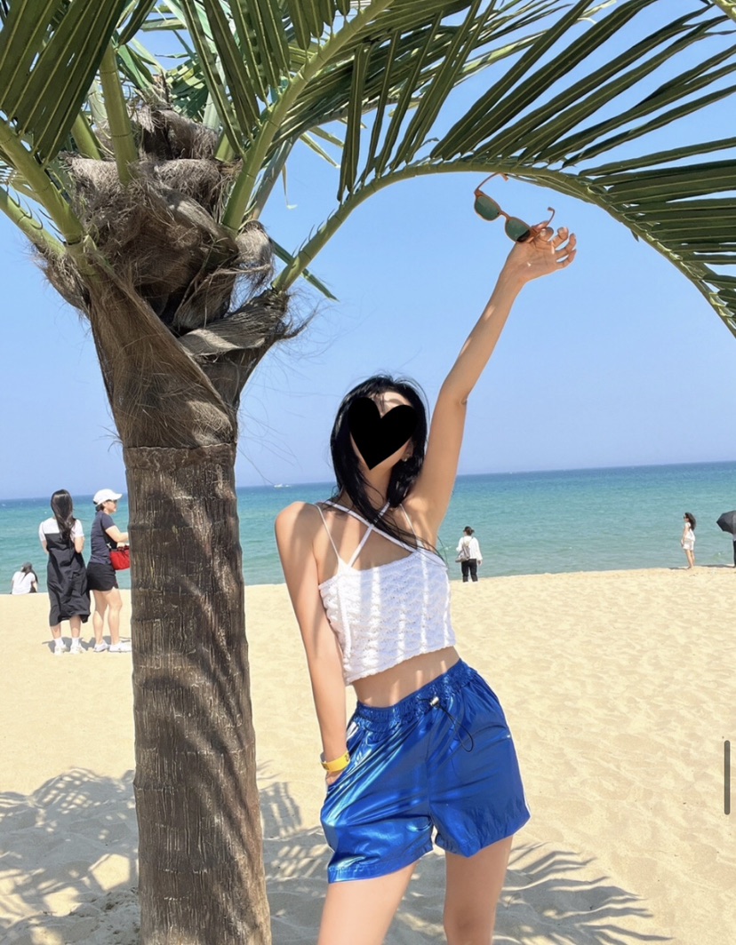 PAIRING韓國直郵東大門實拍女裝新款時尚熱賣休閑真品24春夏短褲PAIRING短褲
