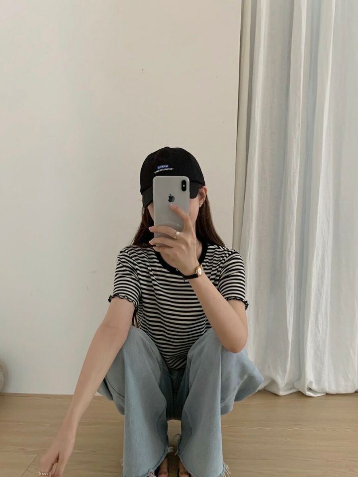 PLAYLIST直郵韓國代購女裝新款24秋夏人氣真品休閑時尚T恤confettiT恤