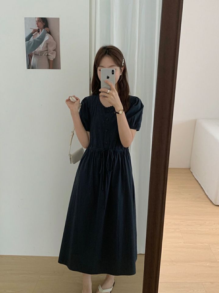 PLAYLIST直郵韓國代購女裝新品熱賣職業休閑真品時尚連衣裙confetti連衣裙