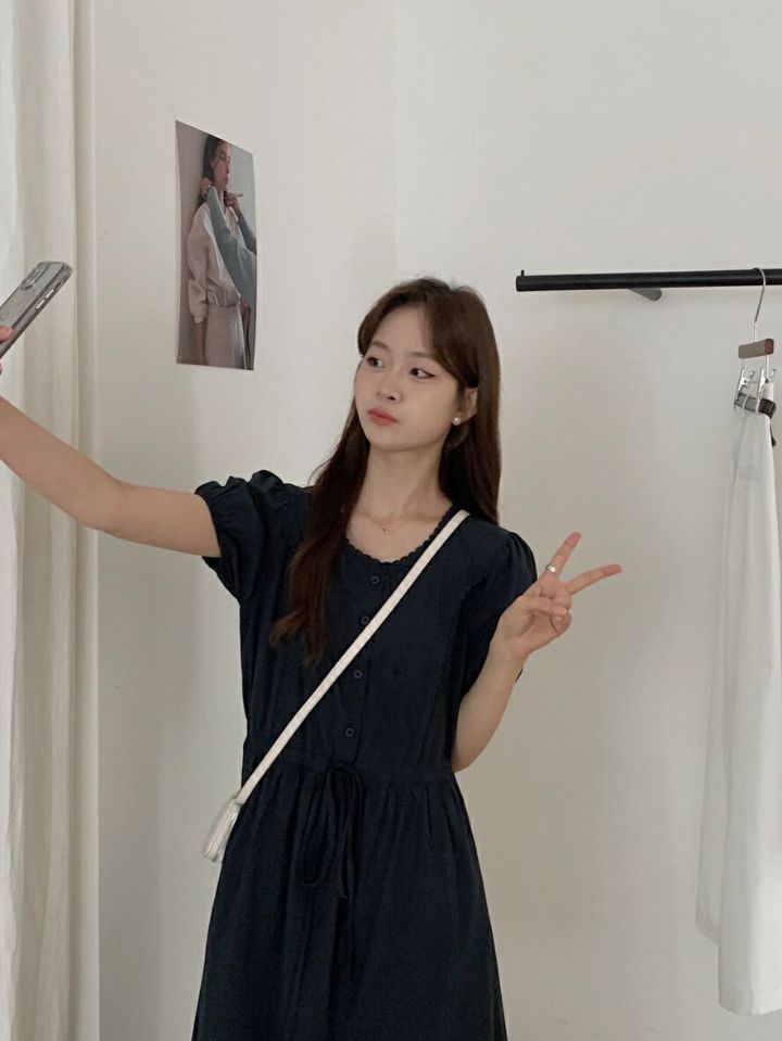PLAYLIST直郵韓國代購女裝新品熱賣職業休閑真品時尚連衣裙confetti連衣裙