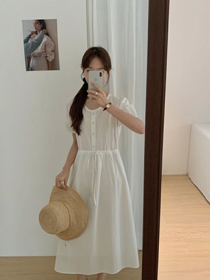 PLAYLIST直郵韓國代購女裝新品熱賣職業休閑真品時尚連衣裙confetti連衣裙