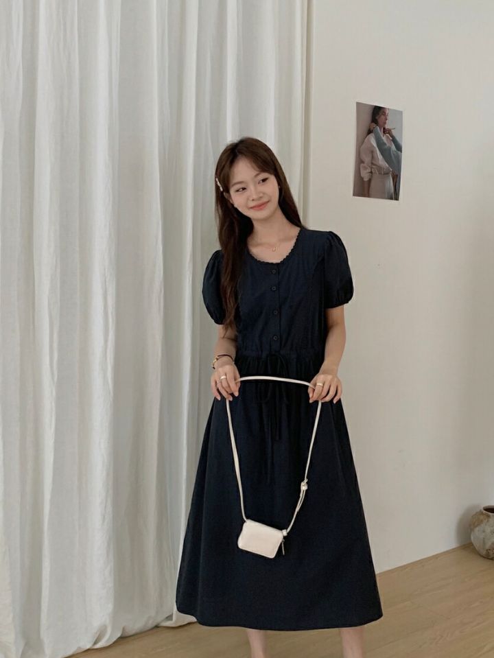PLAYLIST直郵韓國代購女裝新品熱賣職業休閑真品時尚連衣裙confetti連衣裙