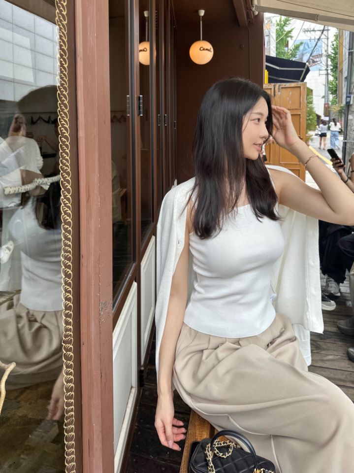 PLAYLIST韓國直郵女裝新款人氣休閑職業24秋夏推薦針織衫confetti針織衫