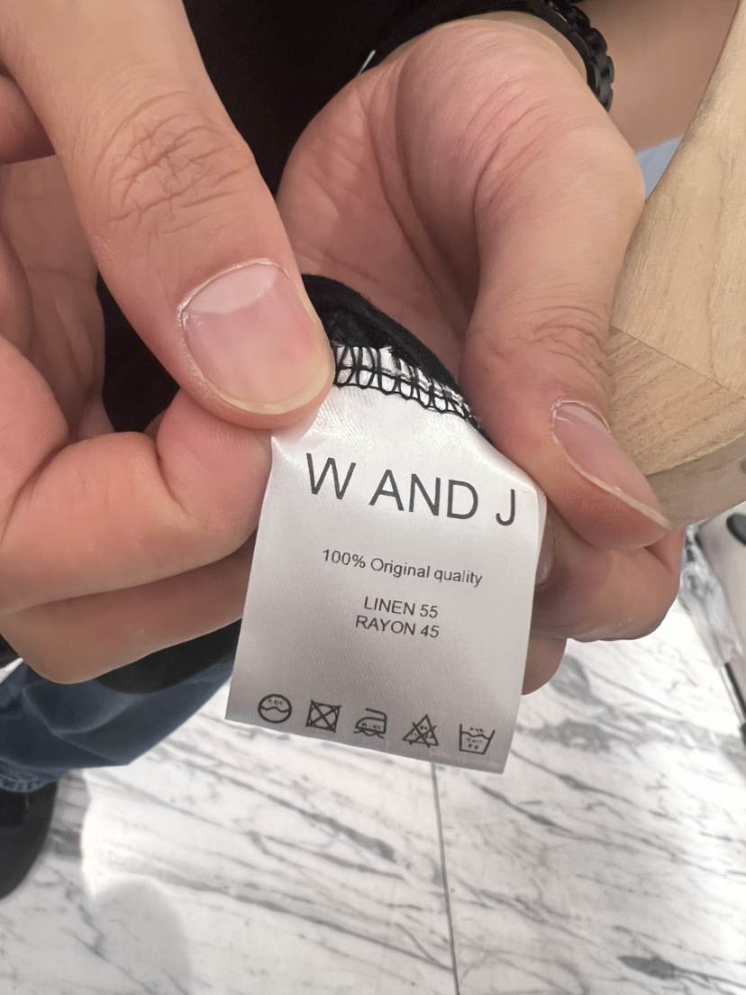 W AND J韓國直郵東大門實拍女士新品24秋夏吊帶背心亞麻W AND J吊帶/背心