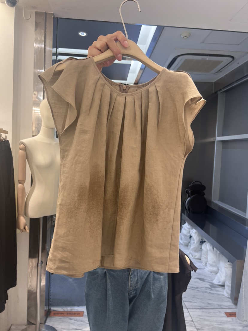 W AND J韓國直郵女裝新品24秋夏熱賣真品休閑襯衫蕾絲衫W AND J襯衫/蕾絲衫圖色2