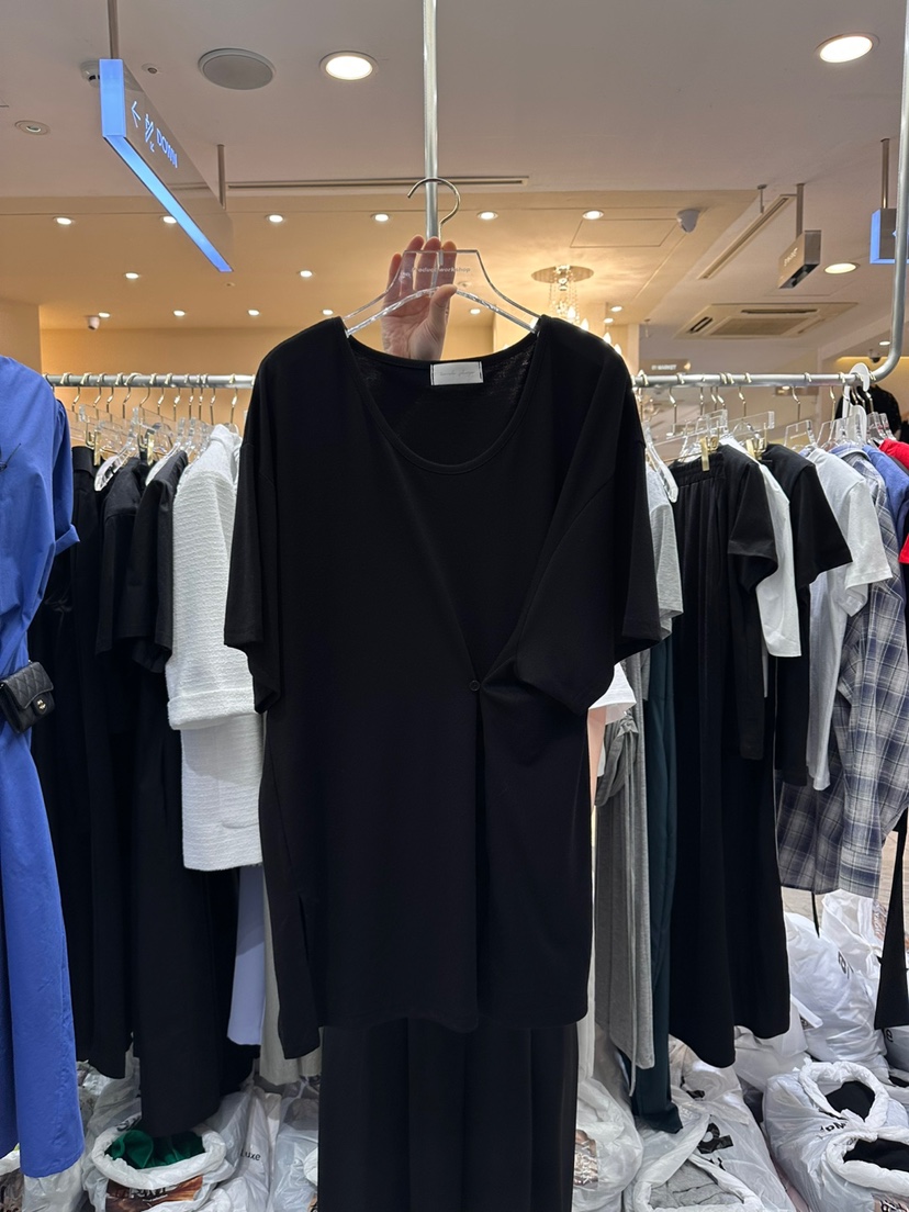 Workshop韓國直郵東大門代購女裝新品職業真品24秋夏人氣T恤Work_shopT恤圖色2