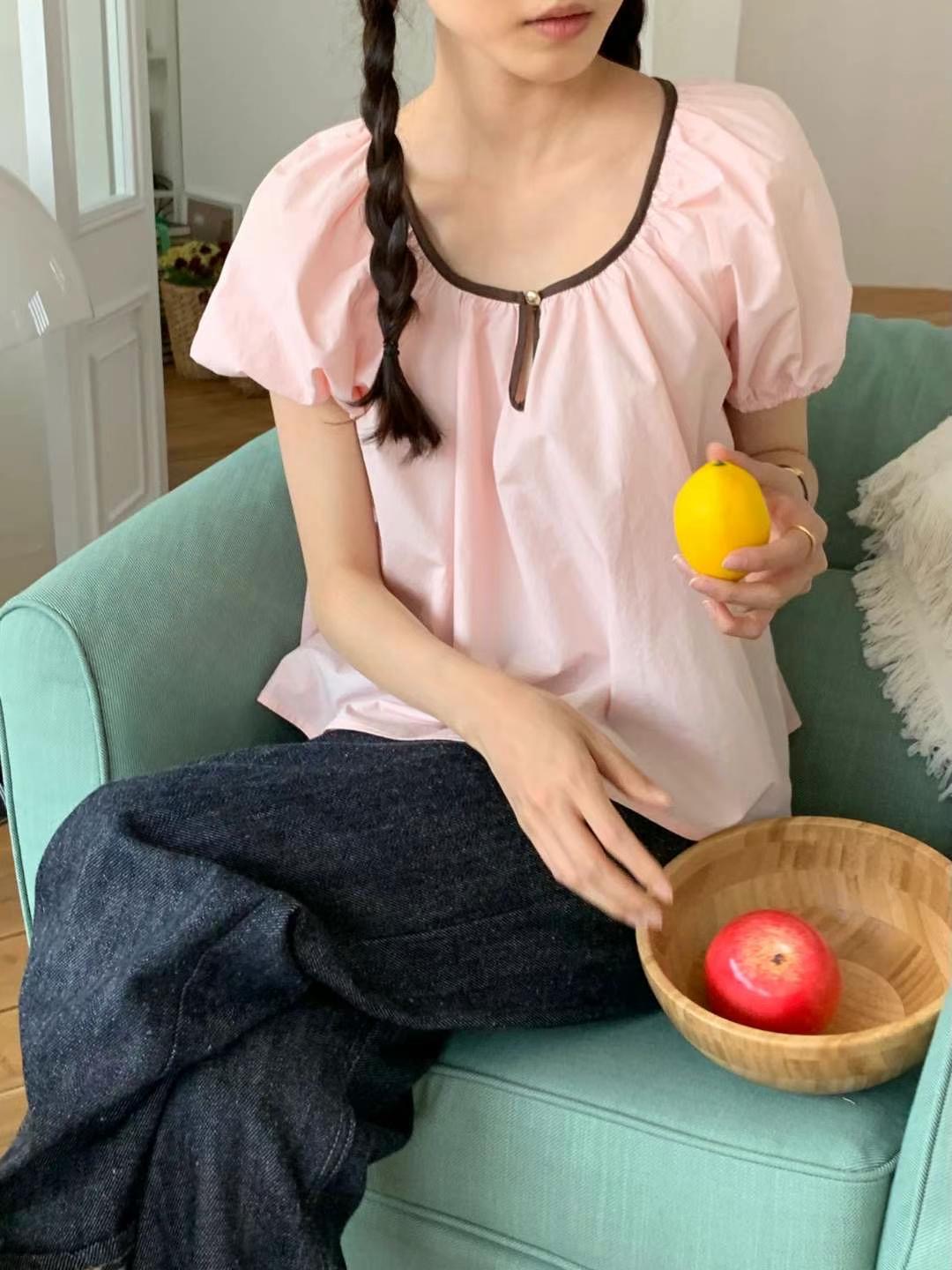 FRAGRANT韓國直郵東大門代購女裝新品熱賣人氣職業襯衫蕾絲衫HEPTA/FRAGRANT襯衫/蕾絲衫