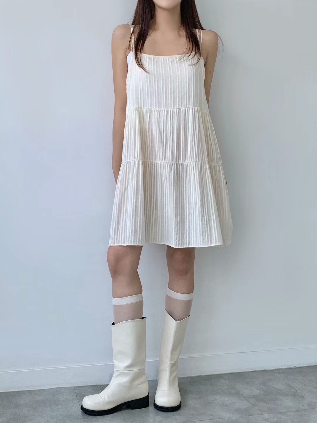 BRAND MARKET-OT韓國直郵東大門實拍女裝新款真品時尚連衣裙BRAND MARKET-OT連衣裙