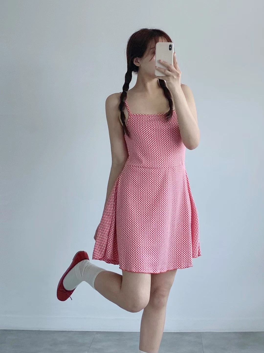 BRAND MARKET-OT直郵韓國代購女裝新品24春夏連衣裙格紋BRAND MARKET-2件起連衣裙