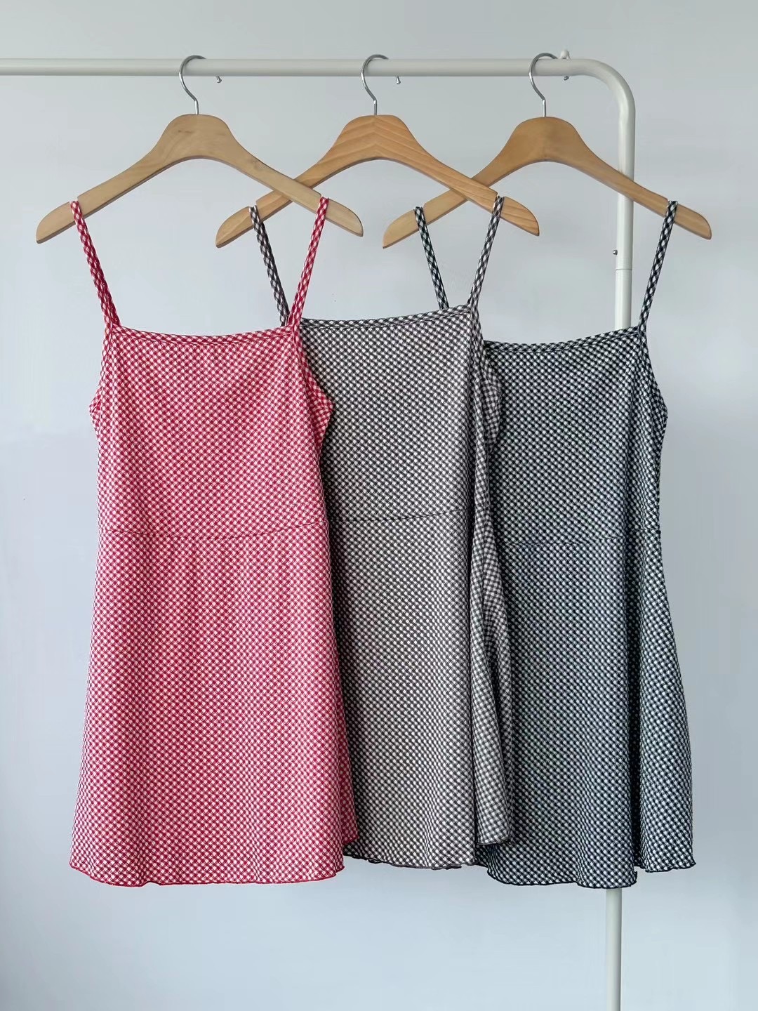 BRAND MARKET-OT直郵韓國代購女裝新品24春夏連衣裙格紋BRAND MARKET-2件起連衣裙圖色2左二色