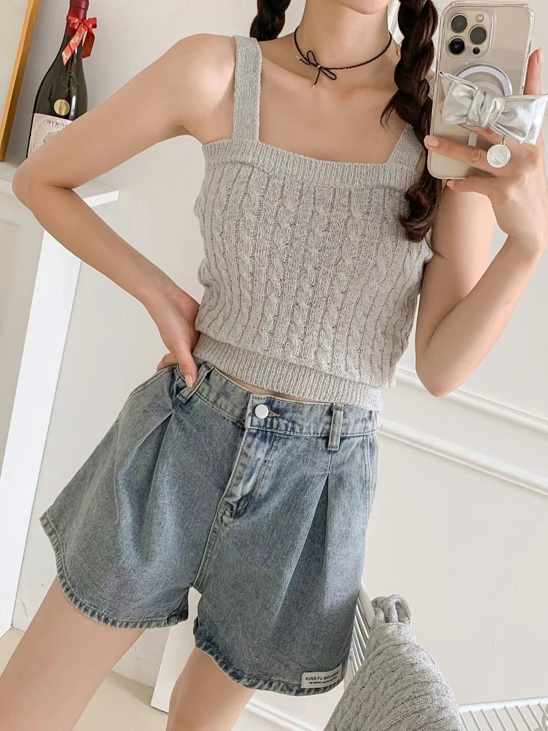 DEAR GRAY直郵韓國代購女裝新品人氣職業休閑熱賣吊帶背心DEAR GRAY吊帶/背心