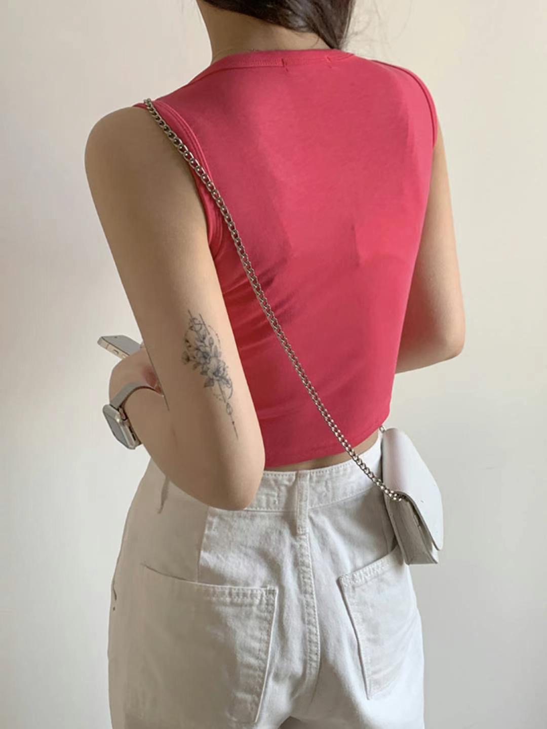 MAISON DE PINK韓國直郵女裝新品真品推薦24春夏吊帶背心MAISON DE PINK吊帶/背心