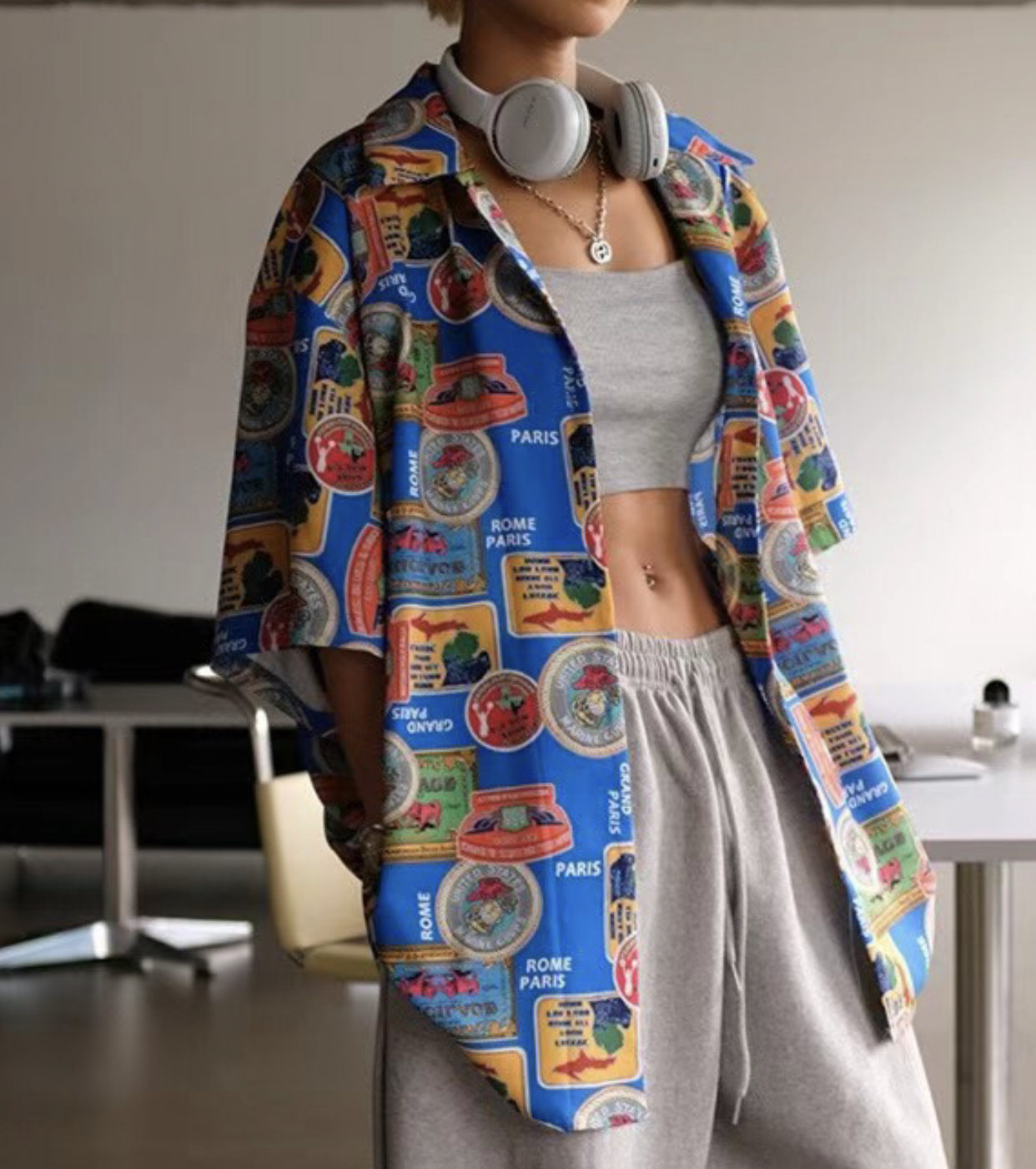 MINICLOSET韓國直郵女裝新品職業真品推薦休閑24春夏襯衫蕾絲衫MINICLOSET襯衫/蕾絲衫圖色1