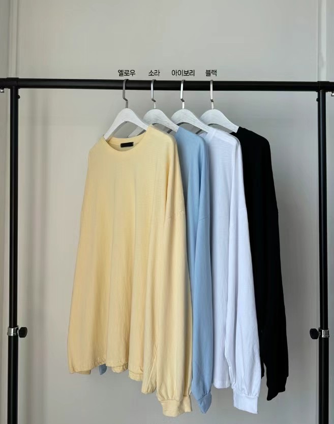 MINICLOSET韓國直郵東大門實拍女裝新款24春夏時尚長袖T恤MINICLOSET長袖T恤
