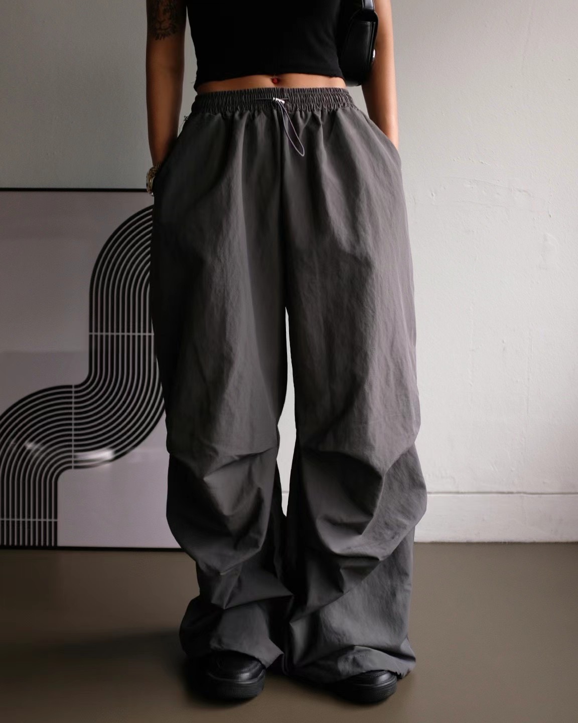 MINICLOSET韓國直郵東大門實拍女裝新品24春夏真品休閑褲MINICLOSET休閑褲圖色2