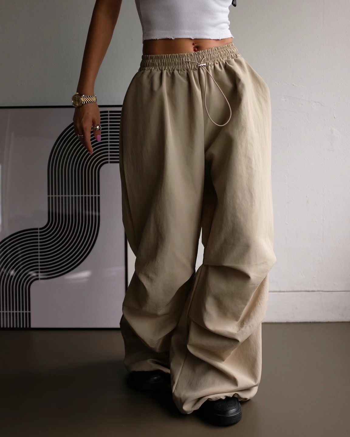 MINICLOSET韓國直郵東大門實拍女裝新品24春夏真品休閑褲MINICLOSET休閑褲圖色3