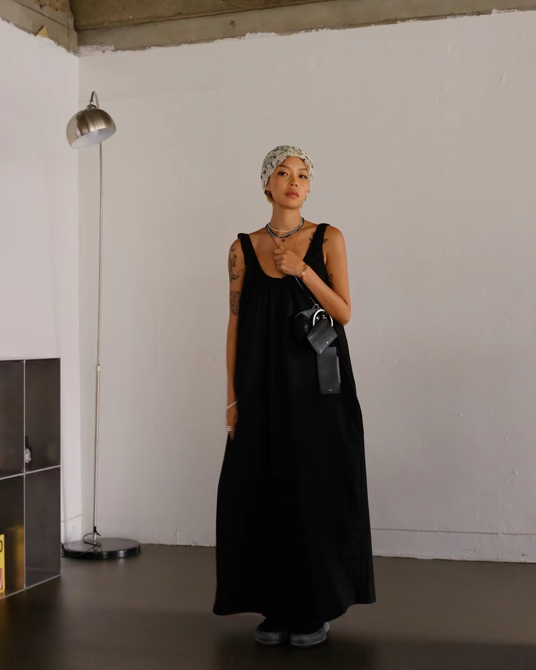 MINICLOSET韓國直郵東大門實拍女裝新款24春夏連衣裙綁帶MINICLOSET連衣裙